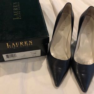 Navy Ralph Lauren pumps